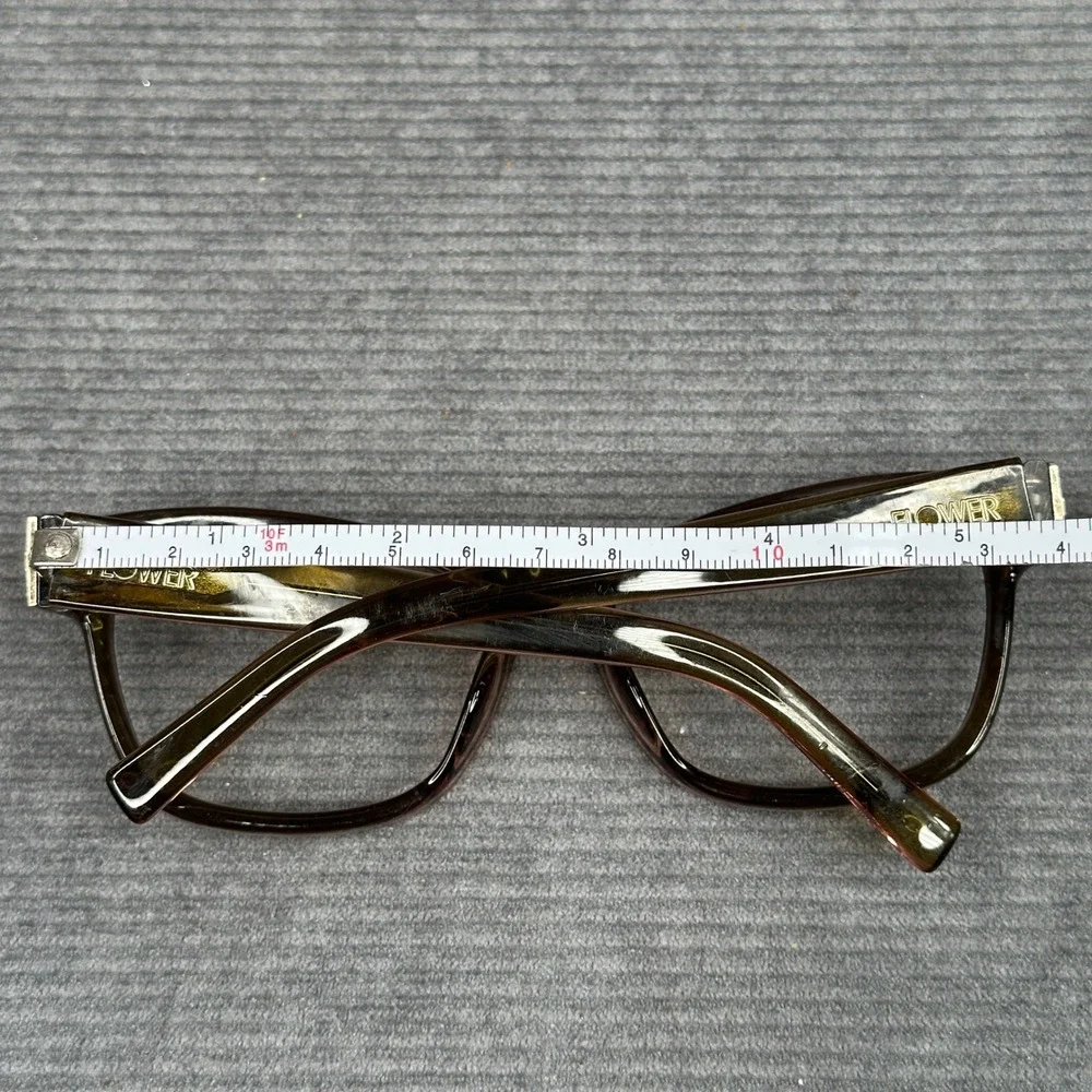 Flower by Drew Barrymore Holly 1002‎ Olive Green Pink Cat Eye Y2K Eyeglasses Vtg